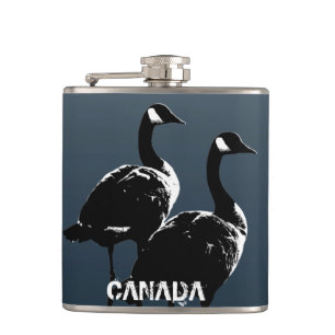 Canada Souvenir Flask Custom Canada Goose Flask Heupfles