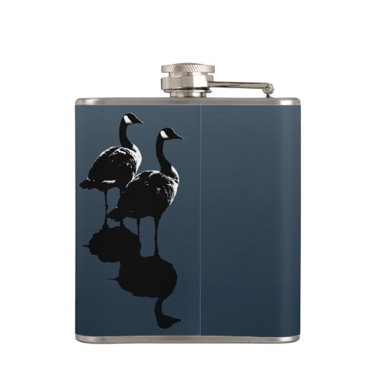 Canada Souvenir Flask Custom Canada Goose Flask Heupfles (Achterkant)