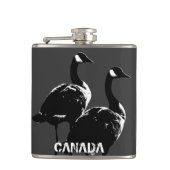 Canada Souvenir Flask Custom Canada Goose Flask Heupfles (Voorkant)