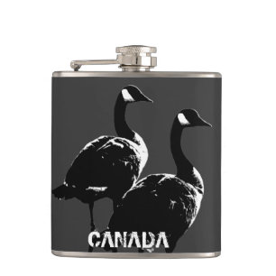 Canada Souvenir Flask Custom Canada Goose Flask Heupfles