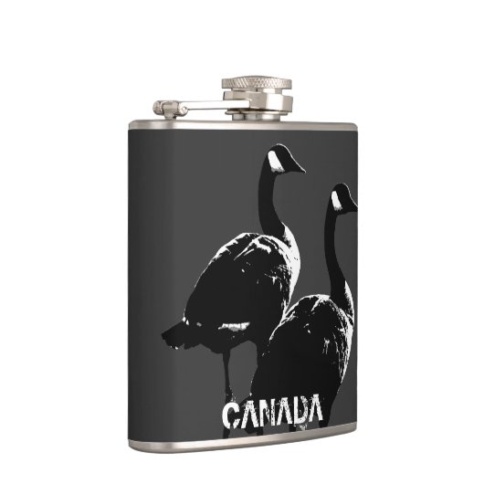 Canada Souvenir Flask Custom Canada Goose Flask Heupfles (Rechts)