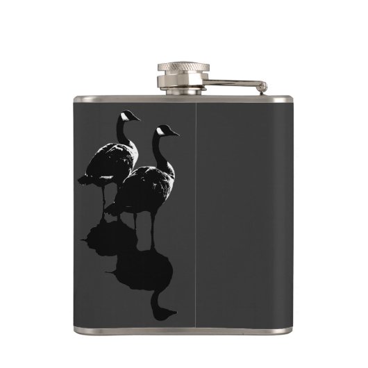 Canada Souvenir Flask Custom Canada Goose Flask Heupfles (Achterkant)