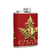 Canada Souvenir Flask Gold Medal Canada Flask Heupfles (Rechts)