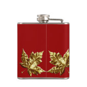Canada Souvenir Flask Gold Medal Canada Flask Heupfles (Achterkant)