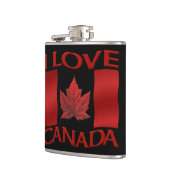Canada Souvenir Flask I Love Canada Flasks Gifts Heupfles (Links)