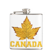 Canada Souvenir Flask Varsity Canada Drink Flask Heupfles (Voorkant)