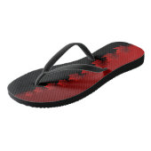 Canada Souvenir Flip Flop Sandals Canada Shoes (Schuin)