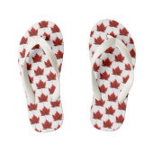 Canada Souvenir Flip Flop Sandals Canada Shoes (Voetbed)
