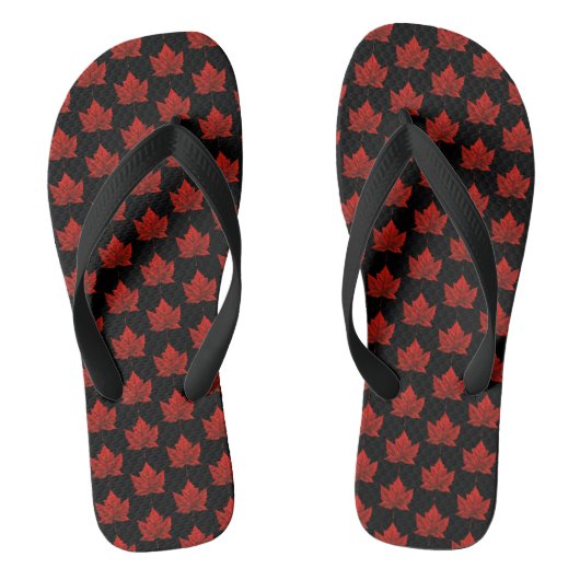 Canada Souvenir Flip Flop Sandals Canada Shoes (Voetbed)