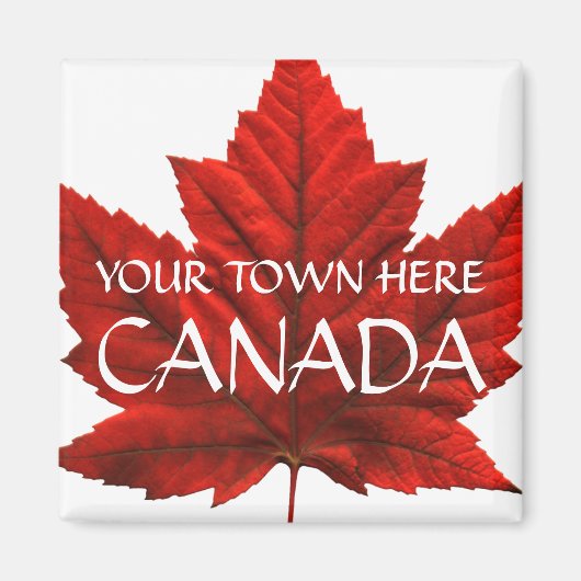 Canada Souvenir Fridge Magnet - Aangepaste Magnets (Voorkant)