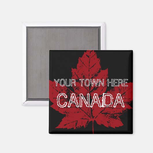 Canada Souvenir Fridge Magnet - Aangepaste Magnets (Voorkant / Achterkant)