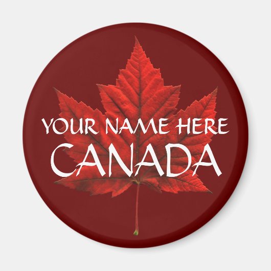 Canada Souvenir Fridge Magnet - Aangepaste Magnets (Voorkant)