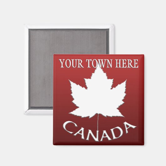 Canada Souvenir Fridge Magnet - Aangepaste Magnets (Voorkant / Achterkant)