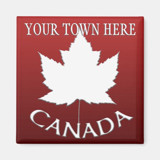 Canada Souvenir Fridge Magnet - Aangepaste Magnets (Voorkant)