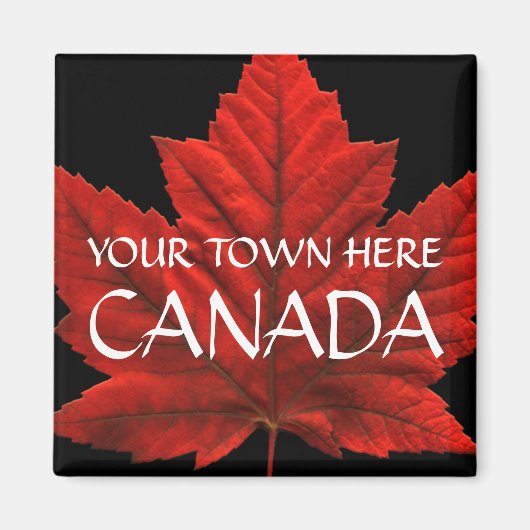 Canada Souvenir Fridge Magnet - Aangepaste Magnets (Voorkant)