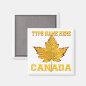Canada Souvenir Fridge Magnet Canada Keepomwille (Voorkant / Achterkant)