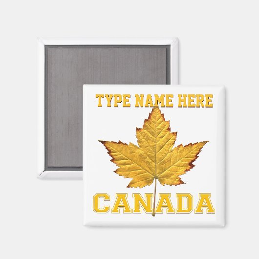 Canada Souvenir Fridge Magnet Canada Keepomwille (Voorkant / Achterkant)