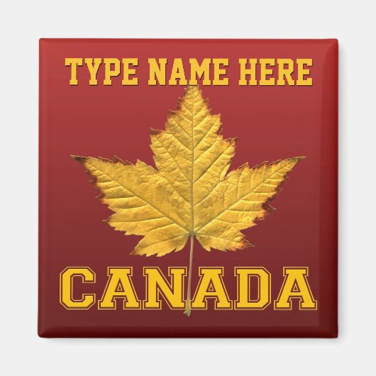 Canada Souvenir Fridge Magnet Canada Keepomwille (Voorkant)