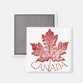 Canada Souvenir Fridge Magnet Canada Maple Leaf (Voorkant / Achterkant)