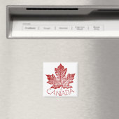 Canada Souvenir Fridge Magnet Canada Maple Leaf (Insitu (Vaatwasser))