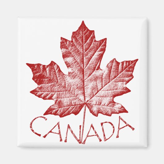 Canada Souvenir Fridge Magnet Canada Maple Leaf (Voorkant)