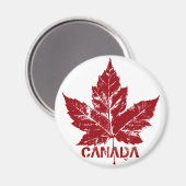 Canada Souvenir Fridge Magnet Canada Maple Leaf (Voorkant / Achterkant)