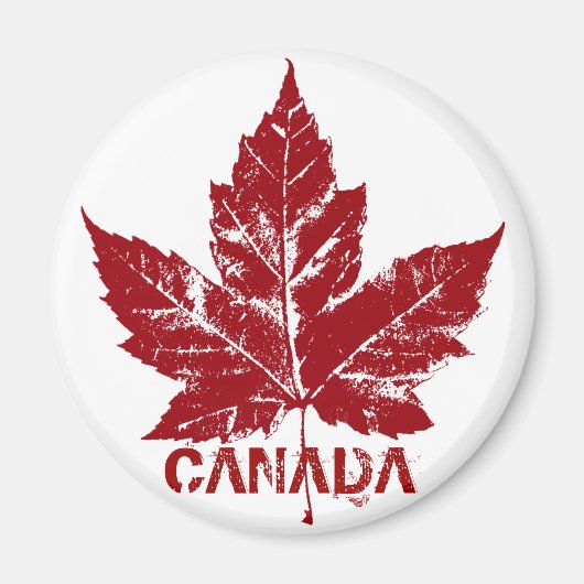 Canada Souvenir Fridge Magnet Canada Maple Leaf (Voorkant)