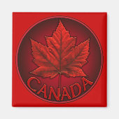 Canada Souvenir Fridge Magnet Canada Maple Leaf (Voorkant)