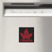 Canada Souvenir Fridge Magnet Canada Maple Leaf (Insitu (Vaatwasser))