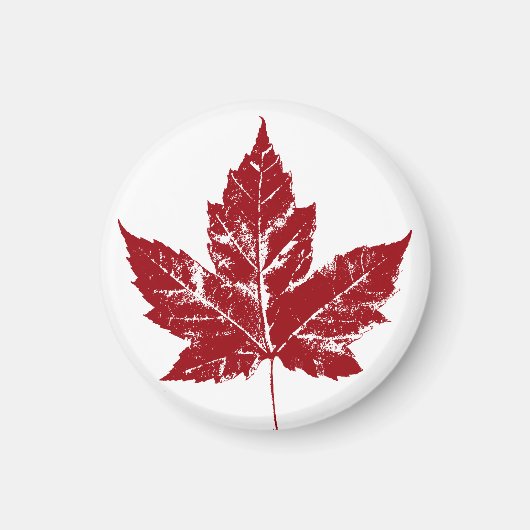 Canada Souvenir Fridge Magnet Canada Maple Leaf (Voorkant)