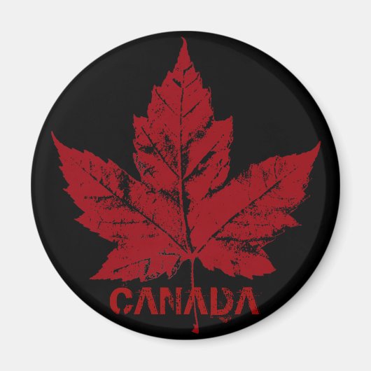 Canada Souvenir Fridge Magnet Canada Maple Leaf (Voorkant)