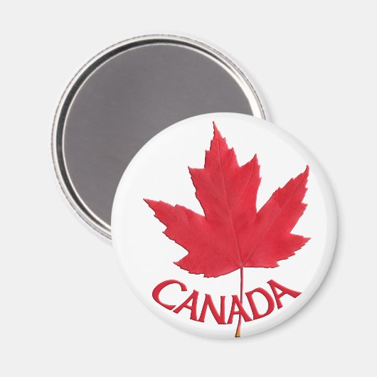 Canada Souvenir Fridge Magnet Canada Maple Leaf (Voorkant / Achterkant)