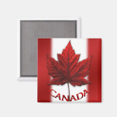 Canada Souvenir Fridge Magnet Canada Maple Leaf (Voorkant / Achterkant)