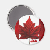 Canada Souvenir Fridge Magnet Canada Maple Leaf (Voorkant / Achterkant)