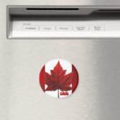 Canada Souvenir Fridge Magnet Canada Maple Leaf (Insitu (Vaatwasser))