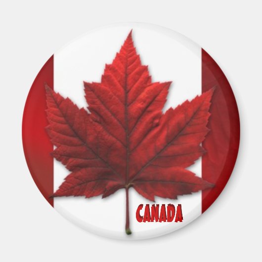 Canada Souvenir Fridge Magnet Canada Maple Leaf (Voorkant)