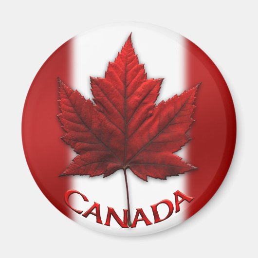 Canada Souvenir Fridge Magnet Canada Maple Leaf (Voorkant)