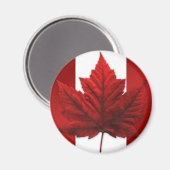 Canada Souvenir Fridge Magnet Canada Maple Leaf (Voorkant / Achterkant)