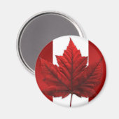 Canada Souvenir Fridge Magnet Canada Maple Leaf (Voorkant / Achterkant)