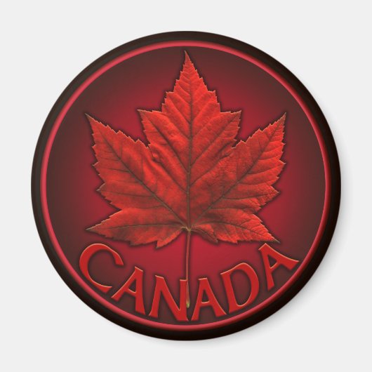 Canada Souvenir Fridge Magnet Canada Maple Leaf (Voorkant)