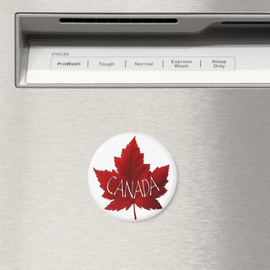 Canada Souvenir Fridge Magnet Canada Maple Leaf (Insitu (Vaatwasser))