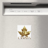 Canada Souvenir Fridge Magnet Gold Canada Gift (Insitu (Vaatwasser))