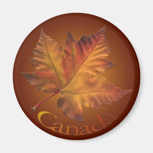 Canada Souvenir Fridge Magnet Maple Leaf Magnet (Voorkant)