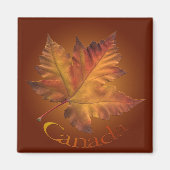 Canada Souvenir Fridge Magnet Maple Leaf Magnet (Voorkant)