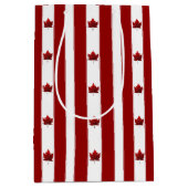 Canada Souvenir Gift Bags Canada Flag Gift Bag Medium Cadeauzakje (Voorkant)