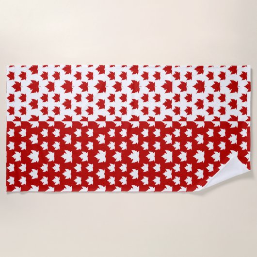 Canada Souvenir handdoek Canadese strandlaken (Voorkant)