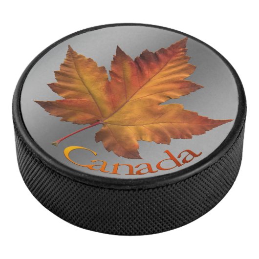 Canada Souvenir Hockey Puck Autumn Gold (3/4)
