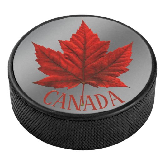 Canada Souvenir Hockey Puck Classic Maple Leaf (3/4)