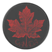 Canada Souvenir Hockey Puck Rood (Voorkant)