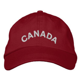 Canada Souvenir Honkbalpet Geborduurd Customize Geborduurde Pet